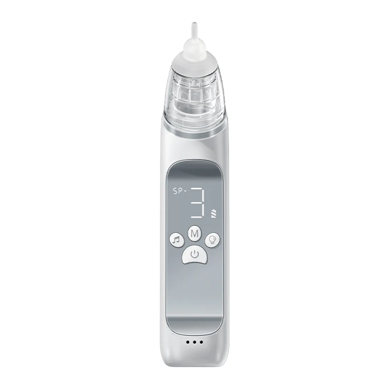 Electric Automatic Rechargeable Suction Vacuum Cleaner Baby Nasal Aspirator With Music Light