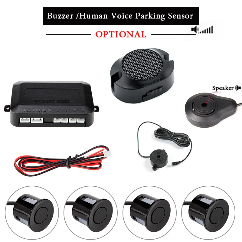 Front Rear Parking Assist System Reverse aid backup 8 Parking Sensors for skoda octavia auto parts accessories body kit