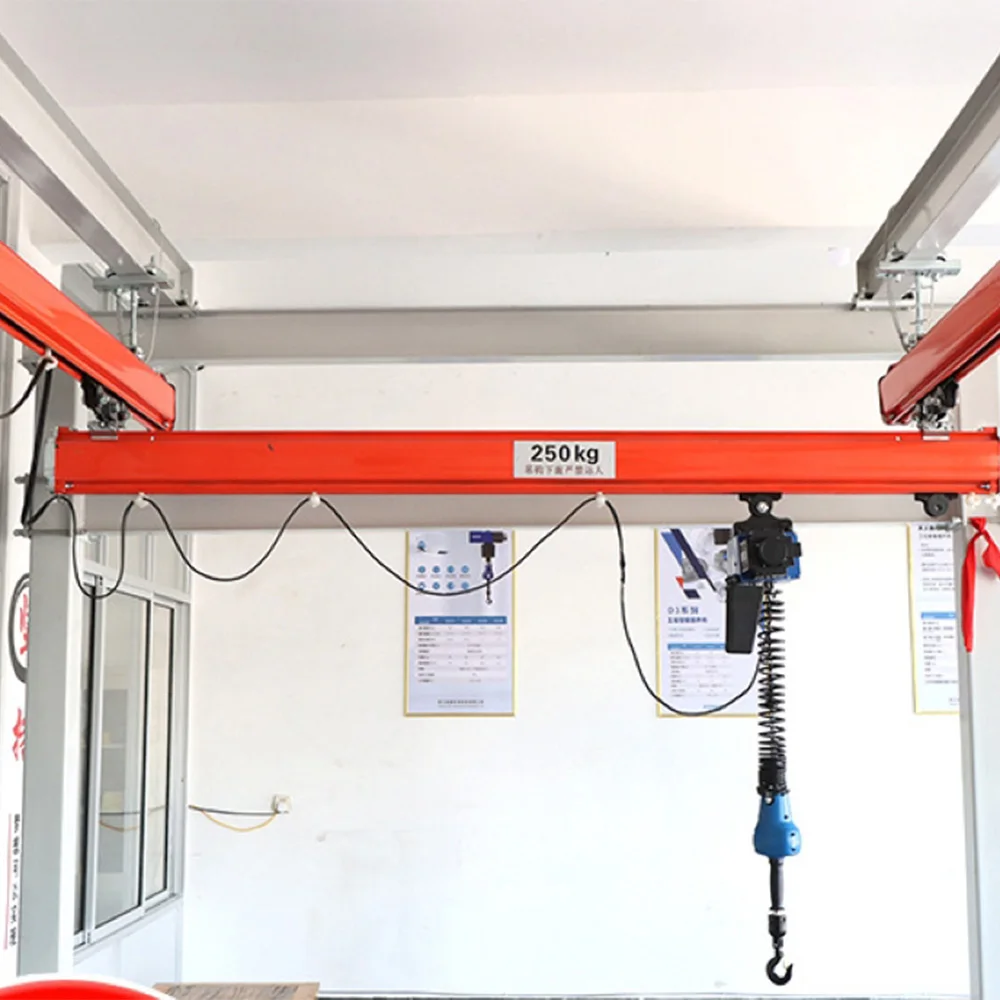 Workstation KBK 0.5 1 2 ton Flexible Suspension Monorail Bridge Crane