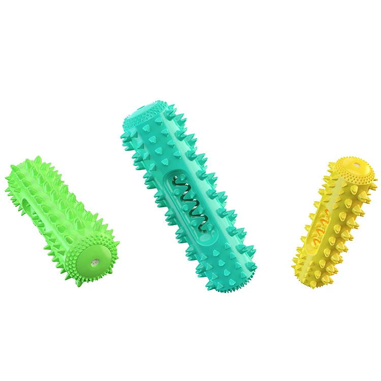 Заводская поставка, роскошная цилиндрическая интерактивная игрушка для домашних животных из термопластичной резины