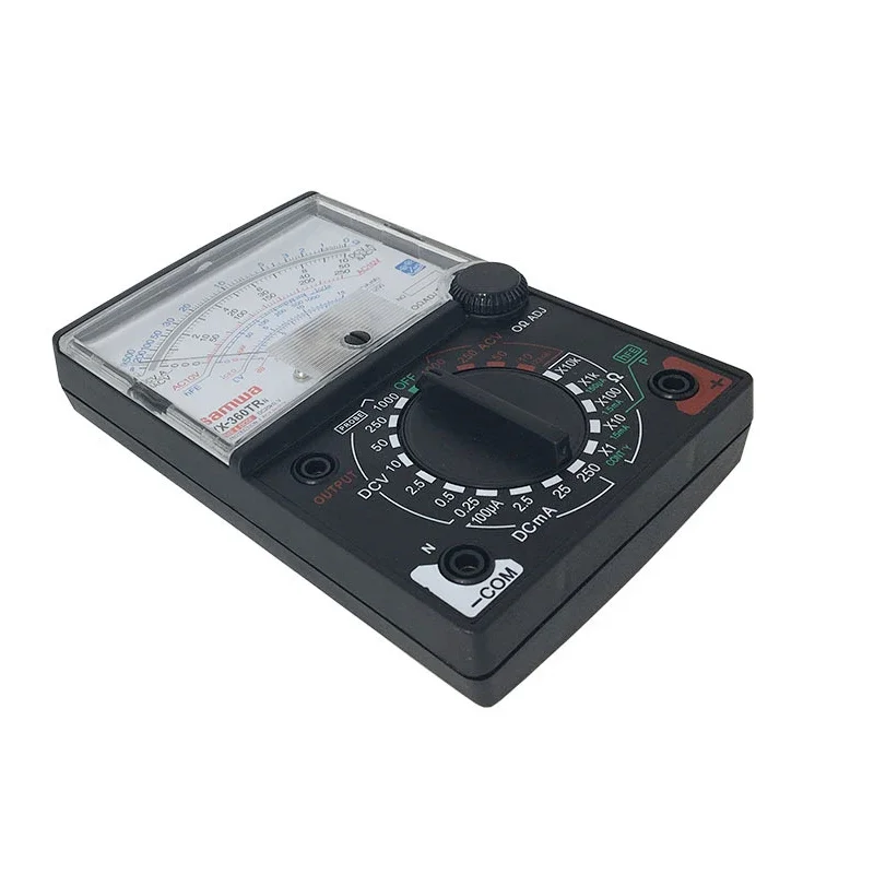 Multimeter Analog Meter with Buzz AC DC Volt Ohm Current Testing Electrical Multi Tester