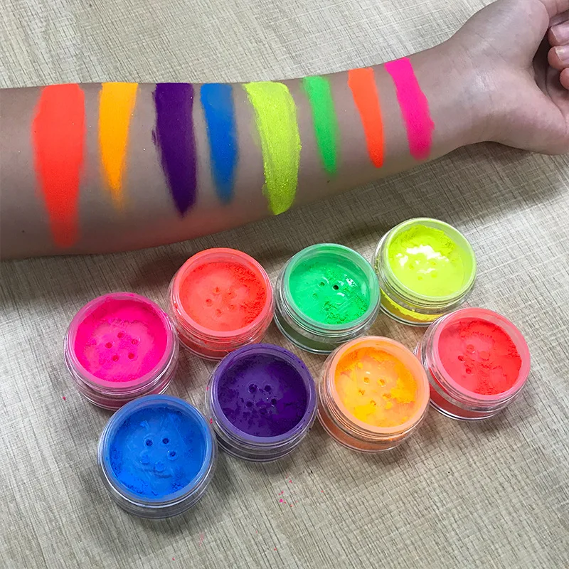 
OEM Hot Sale Cosmetics 8 Color Luminous Kohl Lasting Color Spot Neon Fluorescent Kohl Customized Private Label Without Logo 