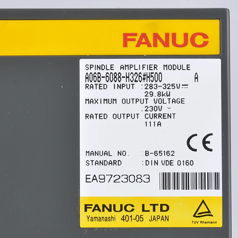 fanuc ac servo amplifier A06B-6088-H326#H500 supply ventilator driver fanuc ac servo amplifier