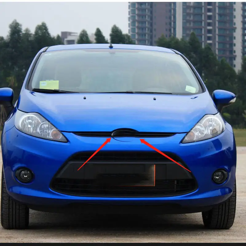 Factory High Quality Chrome Car Body Stickers Logo 175mm 145mm Oval Front Grille & Rear Tailgate Emblem For FORD FOCUS