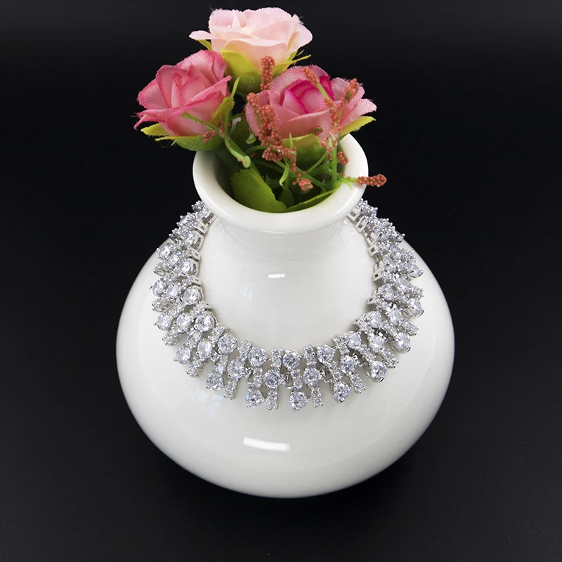 Fashion Gold Plated Jewelry With Many Stones purple Diamonds Cubic Zirconia Bracelet Bangles for Women