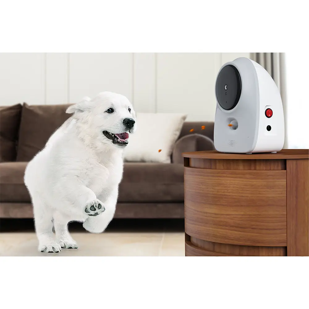 APP Control Multi-scene Use Pet Smart 1080p HD Camera Dog Food Treat Launcher Pet Smart Feeder wtih Wi-Fi