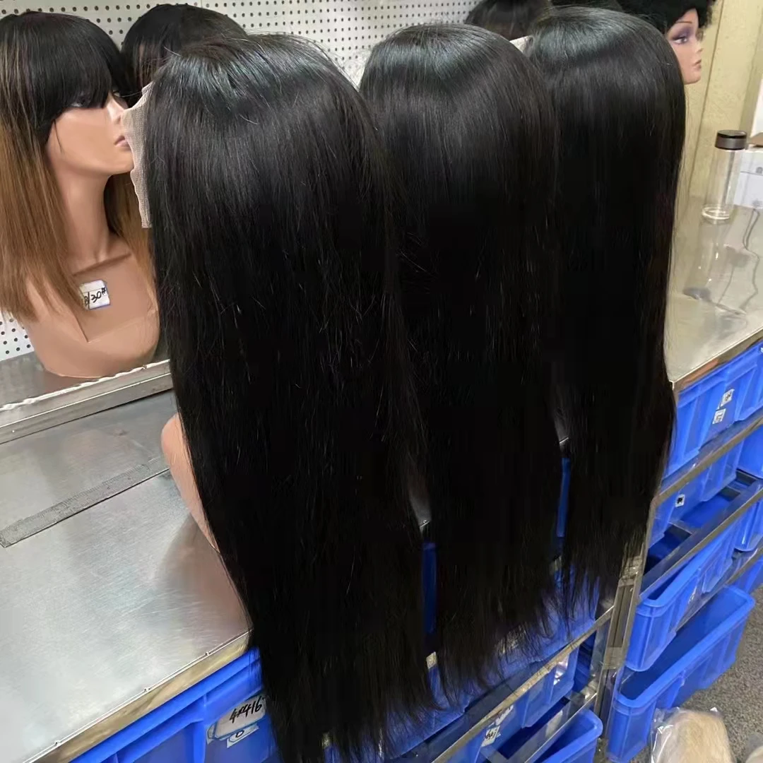 LetsFly Factory Price 13x4 Straight Body Wave Lace Front Wigs Human Hair Brazilian Human Hair Wigs Cuticle Aligned Hair Wigs