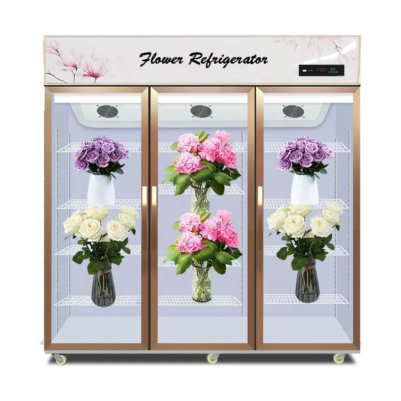 High quality Flower display fridge new design flower refrigerator flower chiller