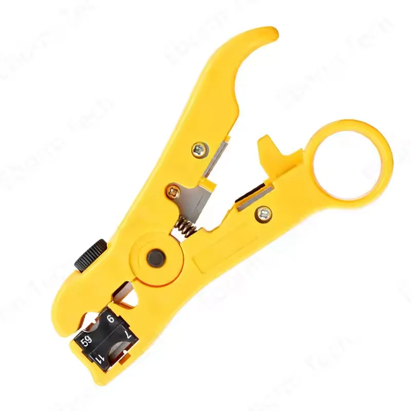 Automatic Cheap Price High Quality Cable Wire Stripper Wire Cutting Pliers  for Coaxial RG59, RG6, RG7, RG11