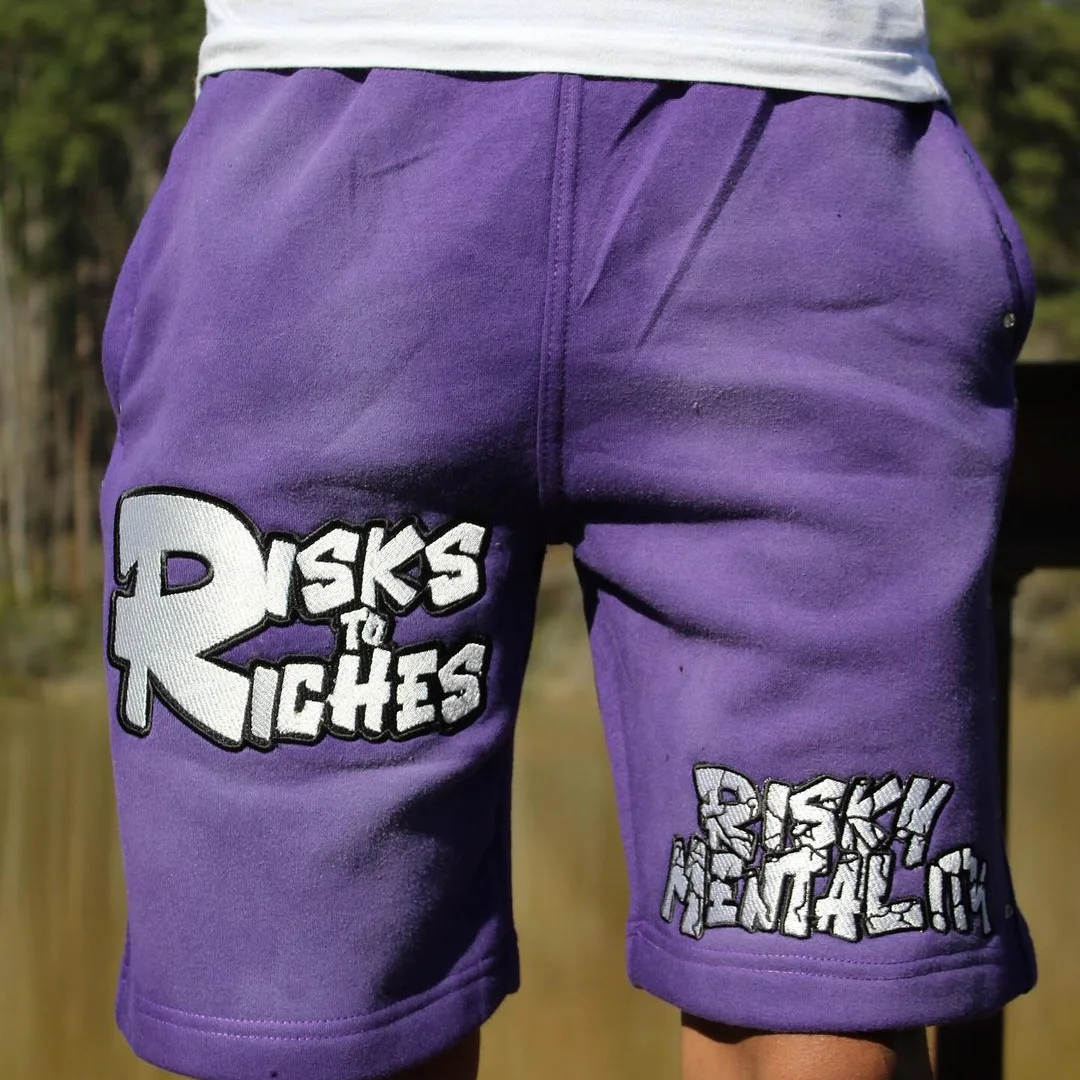 Men Cotton Acid Wash Shorts Custom Puff Printed Black Stone Wash French Terry Rhinestones Sunfade Acid Washing Shorts