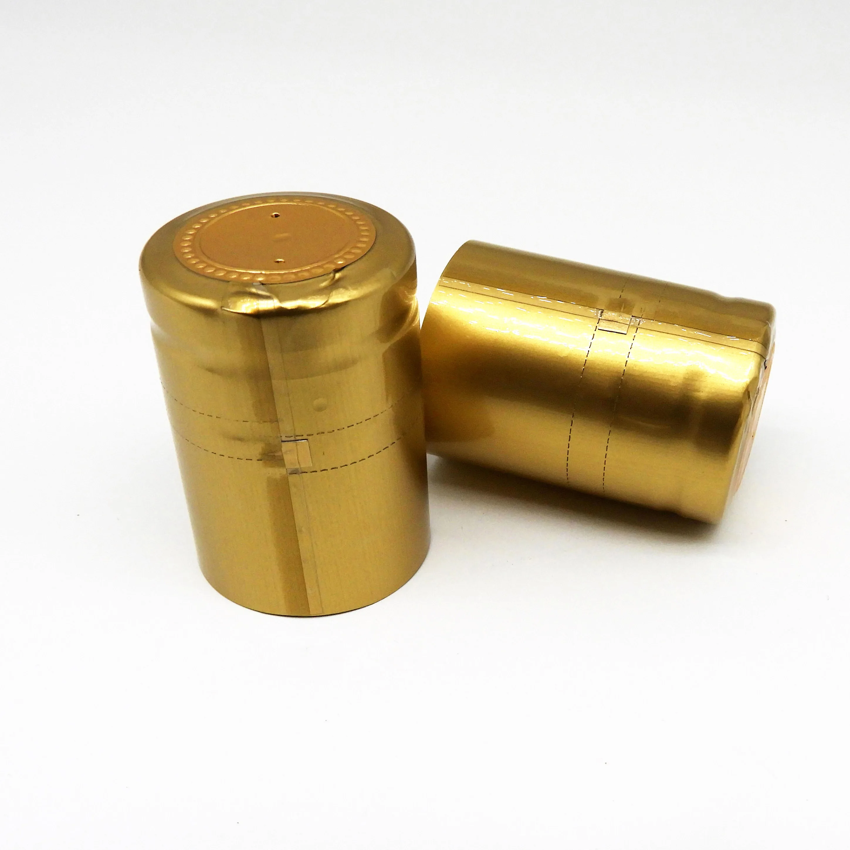 Custom Wine Bottle Shrink Caps 30mm Pvc Heat Shrink Cap Wine Capsule