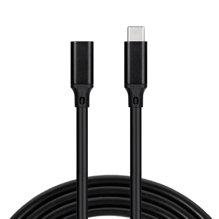 Flexible cable wire electrical USB 3.1 Gen2 10Gbps USB Type-C Male to USB-C Female Extension Data Cable