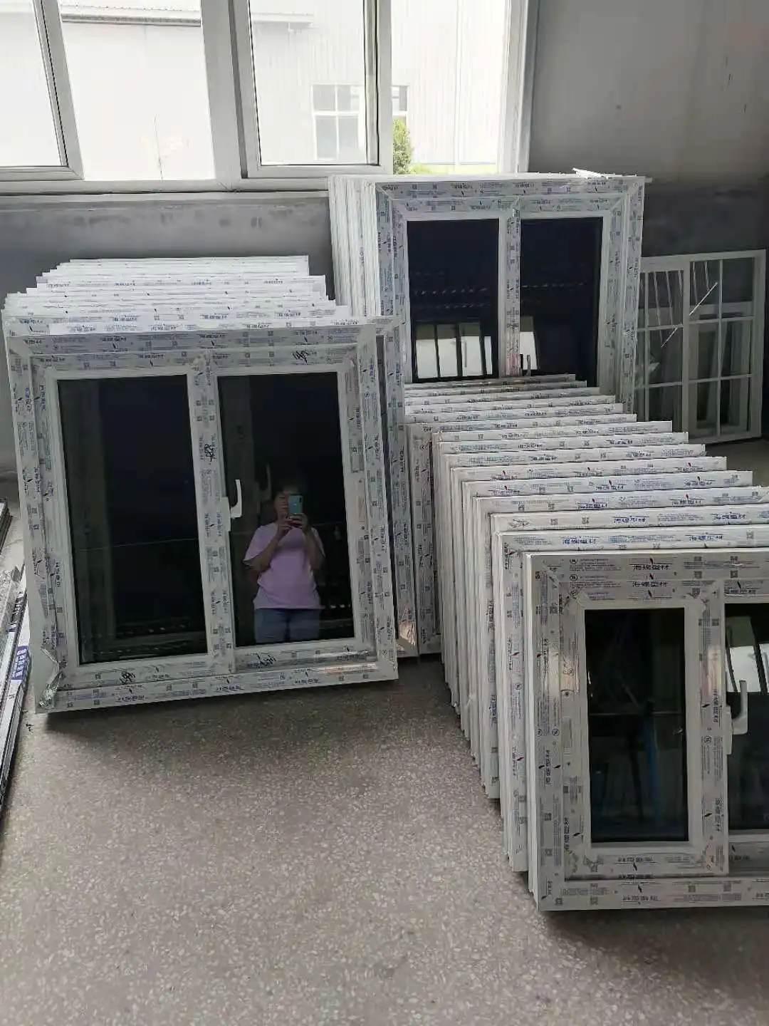 CONCH profile upvc /pvc small  sliding window design UPVC double glazed sliding windows with mosquito net