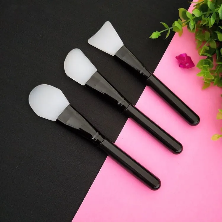 HZM1 Pcs Black Cheap Price Applicator Brush Mask Beauty Tools Silicone Face Mask Brush High Quality Hot Sell Custom Logo