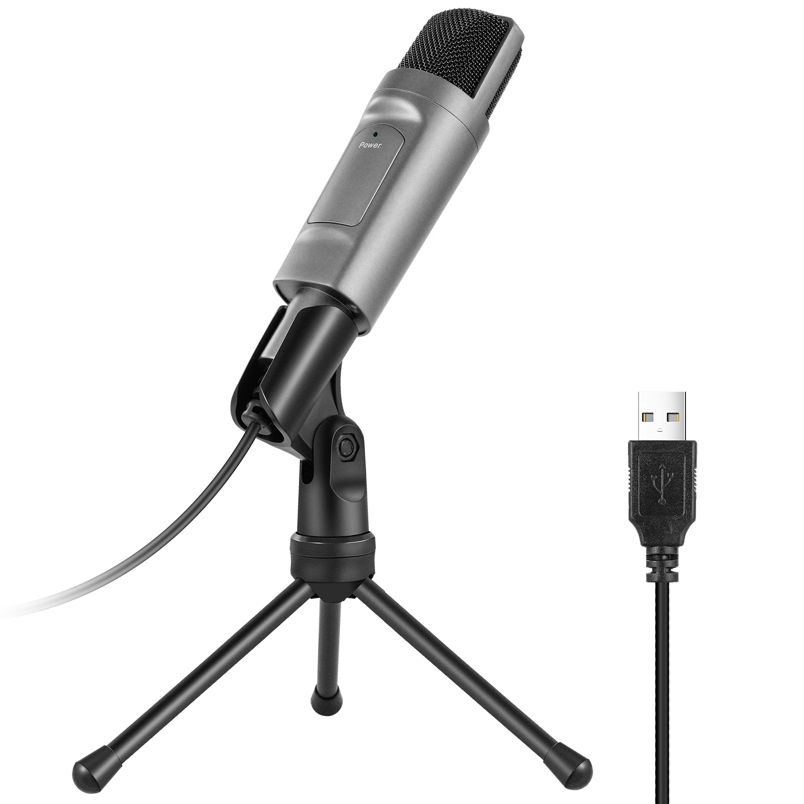 USB Condenser  Microphone Omnidirectonal PC Microphone Youtube Podcasting Online chatting Microphone