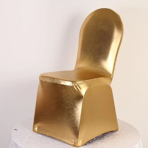 
Fashion Ruffled wedding sequin chair cover new design wedding chair cloth 