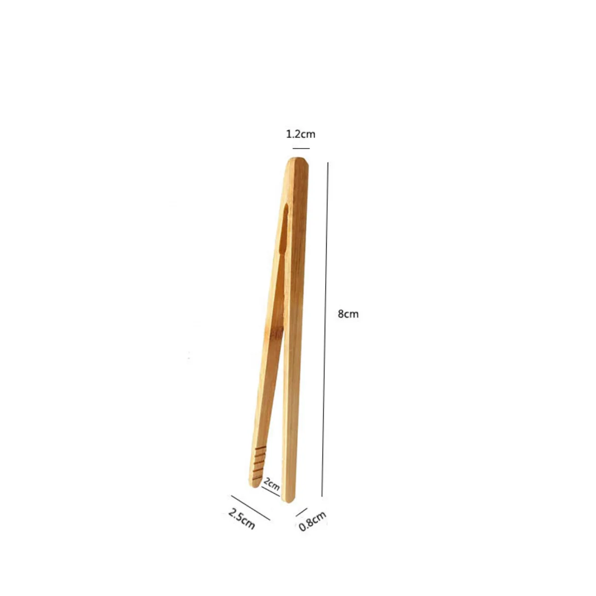 Bamboo Tongs for Cooking Toast Bread Pickles Tea Bamboo Kitchen Tongs