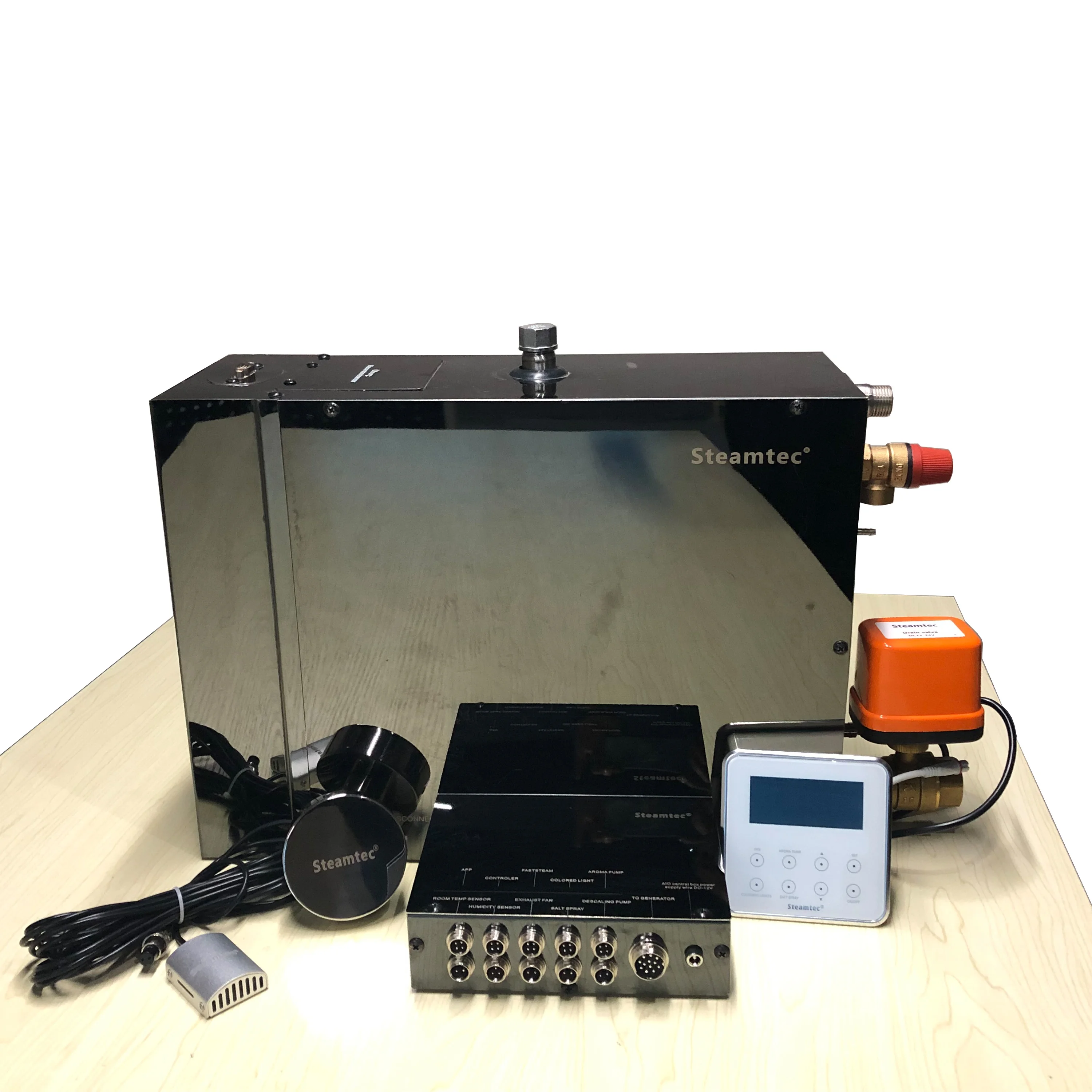 TOLO-180 AIO Sauna Steam Bath Generator 18KW For Turkish Hammam Wet Steam Sauna Commercial Use Home Use