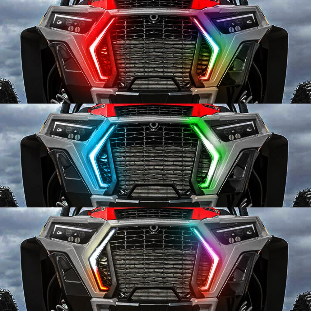 12V IP67 5050SMD Remote APP Control RZR 1000 Turbo Turn Signal Polaris RZR Chase Lights