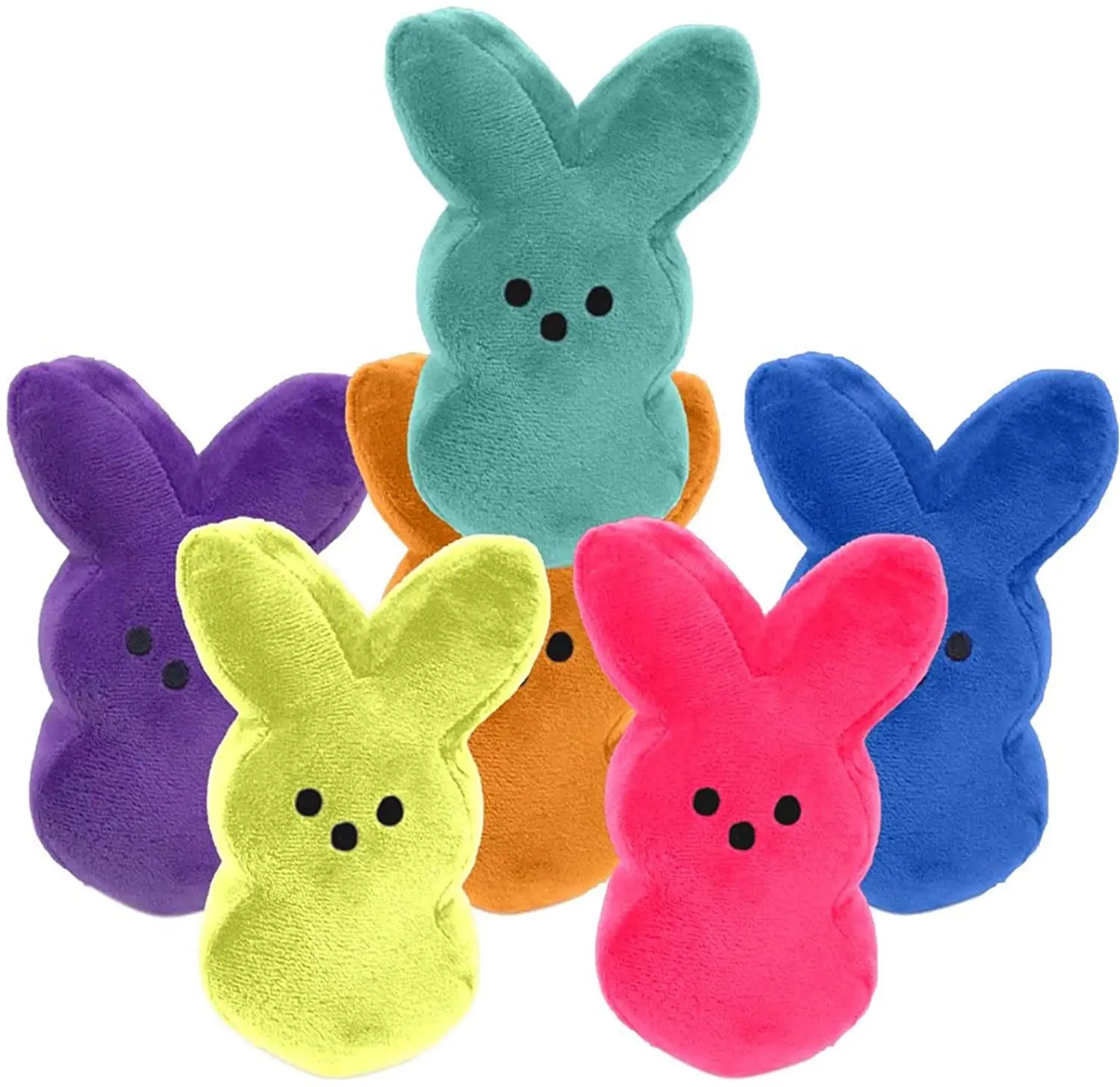 Bunny Plush Toy Peeps Plush Bunny Figure Cute Bunny Plush Doll Rabbit Stuffed Animal Great Gifts for Children Friends Family