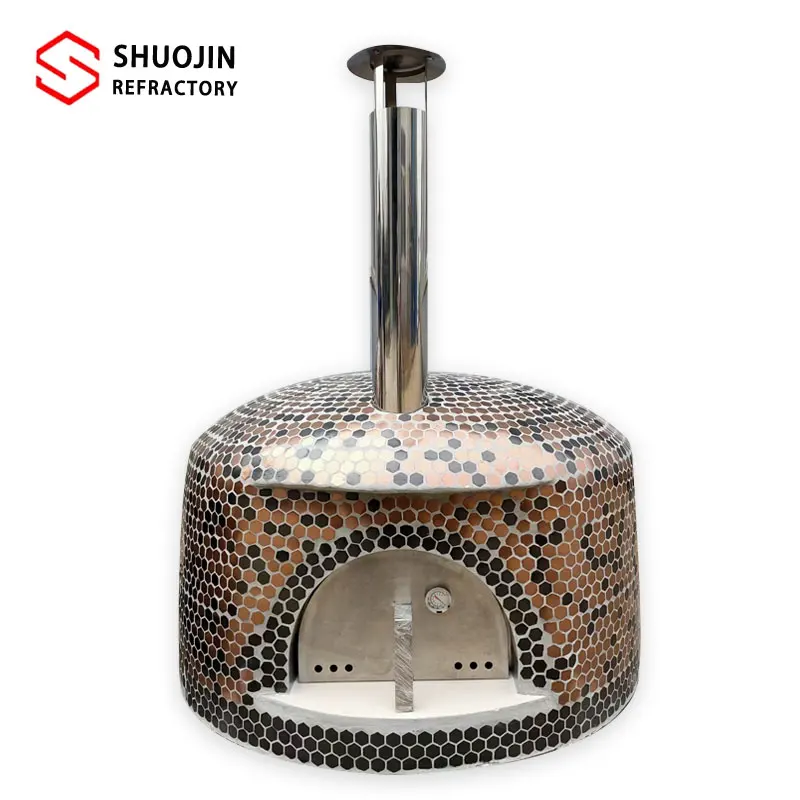 German Chinese Mexican Round Pizza Oven Mexican-Style Wood-Fired Pizza Oven