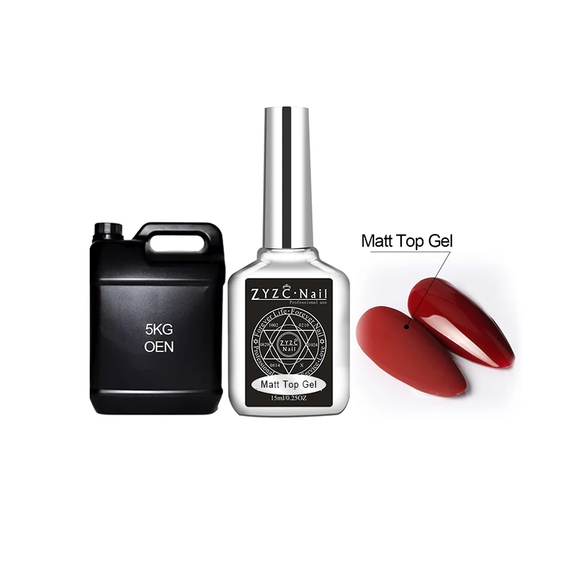 Private label rubber velvet matte top coat no-wipe super matt gel bulk 1000 ml bulk nails art gel polish crystal