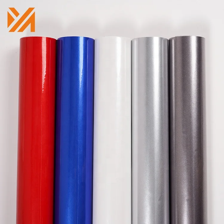 Vinyl Roll Suppliers PVC Car Body Stickers Color Change Electro Gloss Metallic Vinyl Film