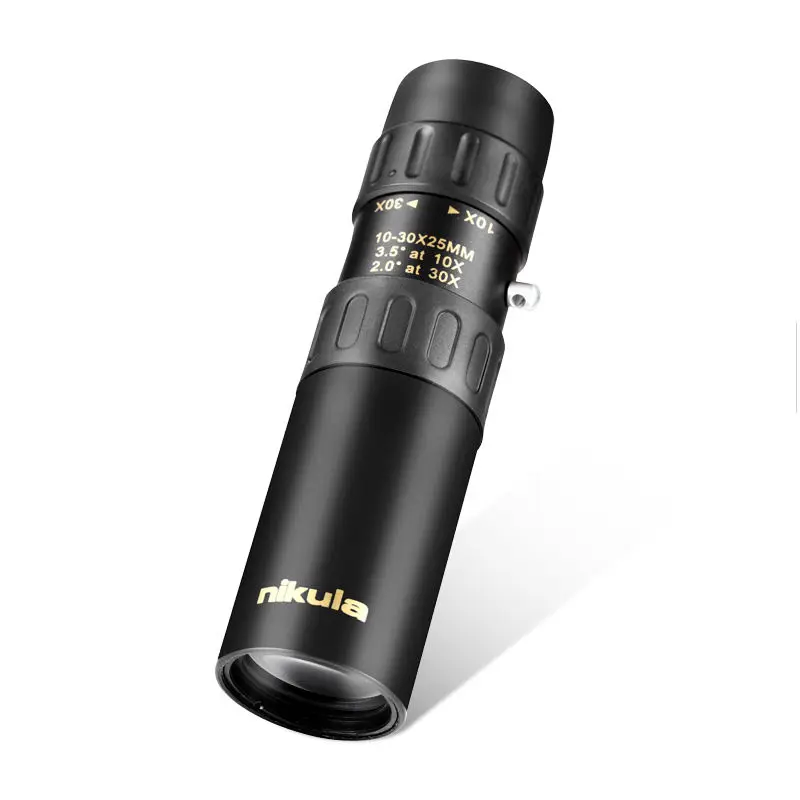Nikula high quality monocular 10-30x25, portable mini monocular, hunting telescope monocular scope for climb