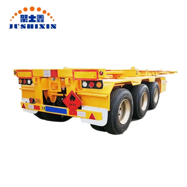 Gooseneck 3 Axle 40 Foot Skeletal Shipping контейнер шасси полуприцеп для продажи