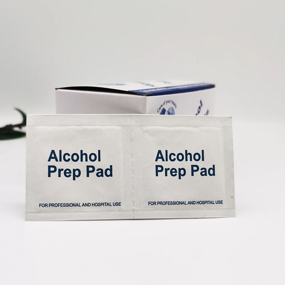 OEM ODM Hot Selling Skin Care Alcohol Prep Pads Custom Logo Household Alcohol Swab