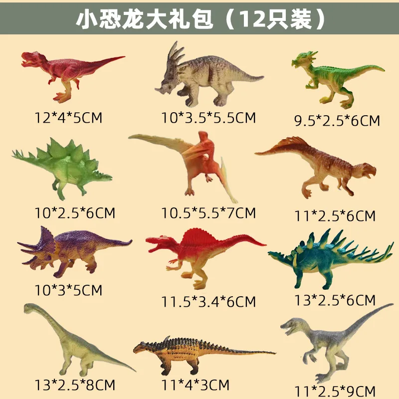 Dinosaur Transport Truck Play Set Large Size Tyrannosaurus Vehicle Carrier Car Toys Monster Truck With 12 Dino Figures