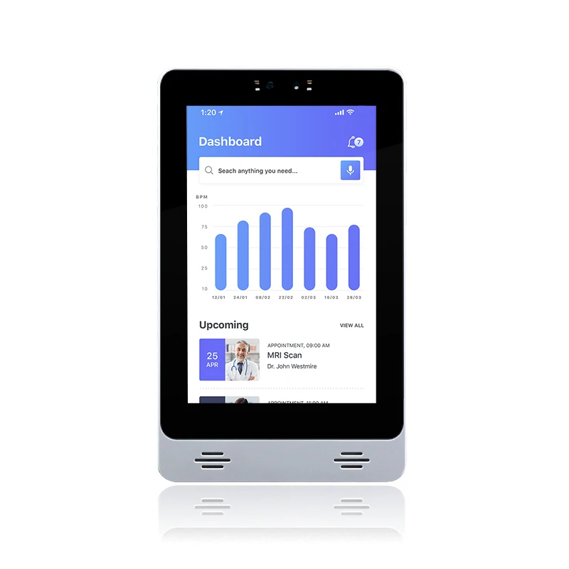8 дюймов Android POE планшетный настенное крепление цифровой ЖК-экран высокого разрешения и дисплей сенсорный экран рекламы киоск с 2D сканер