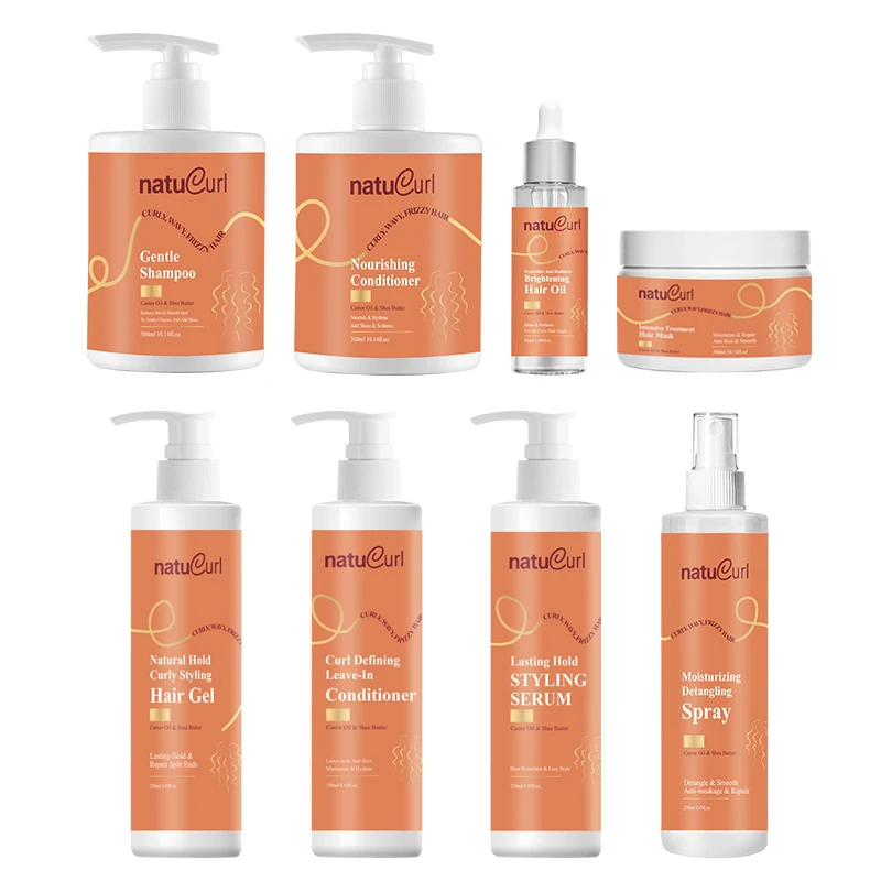 Low Moq Private Label Bulk Afro Kids Hair Mask Spray with Shea Butter Protein Natural 4C Curly Hair Care Treatment