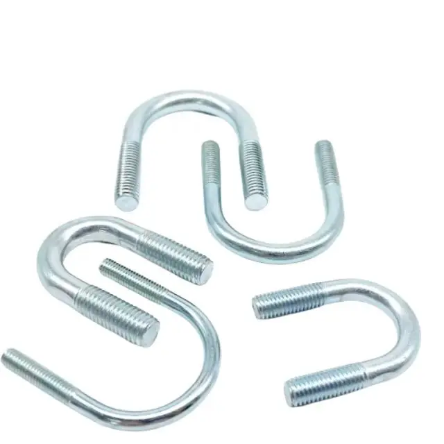 Made In China Bolts U Style  M10 M12 M14 M22  Hot-dip galvanized Stainless Steel U Bolts