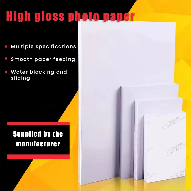 A4 High Waterproof 11x17 10x15 Printers 230 Gsm Photo Glossy Paper For Inkjet