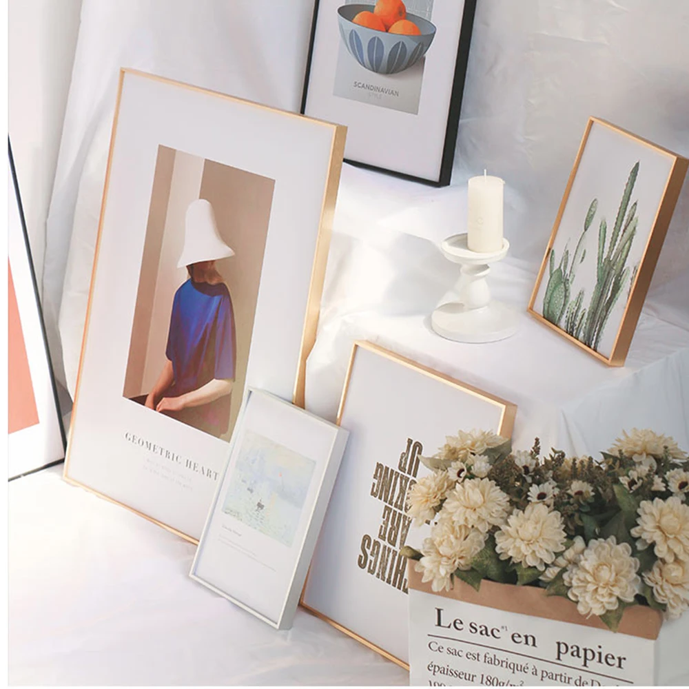 Лидер продаж на amazon, алюминиевая металлическая фоторамка высокого качества с художественным дисплеем 8,5x11 дюймов