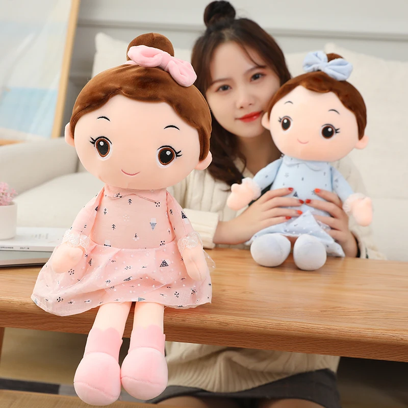 Angel doll Super Kawaii Plush Girls Doll with Clothes Kid Girls Baby Appease stuffed plush toys