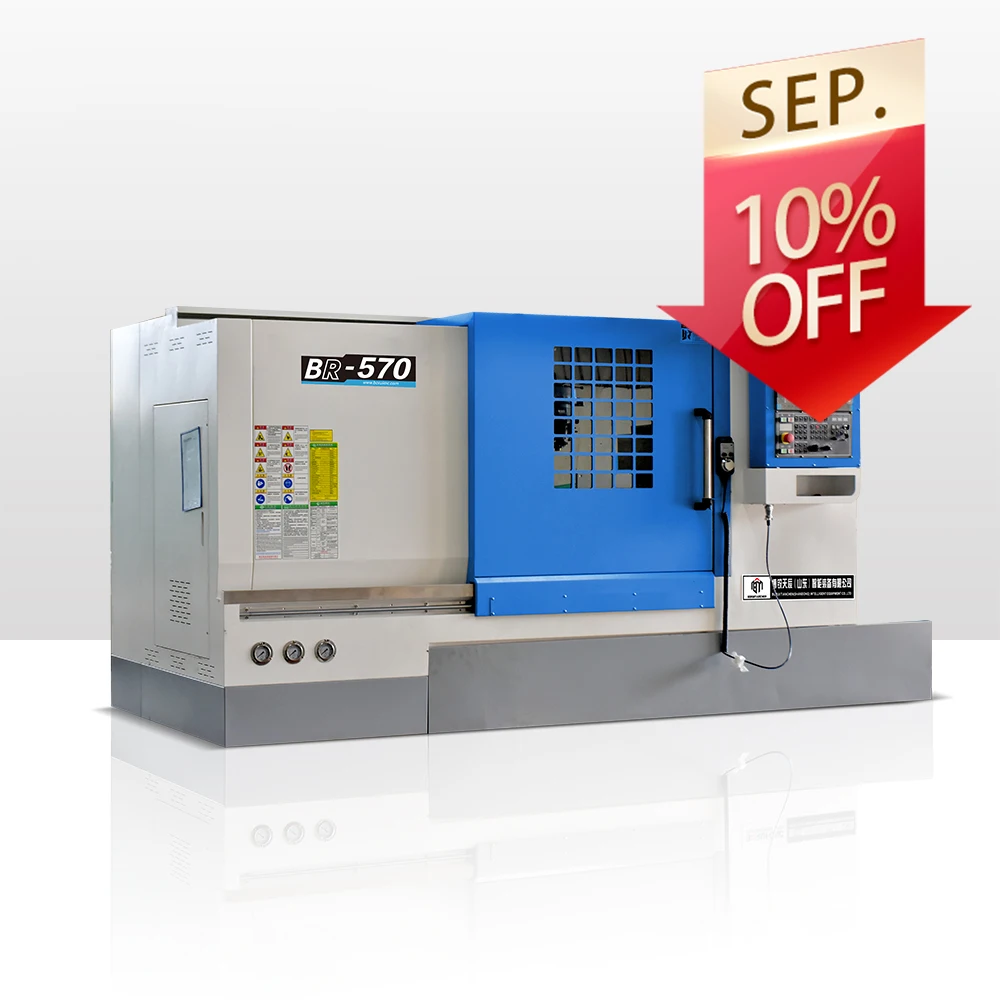 BR-570 China Slant Bed CNC Lathe High-accuracy Turning Center  CMC Lathe With Live Tooling