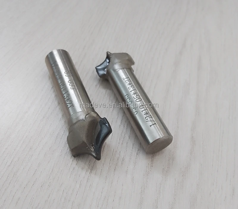 GLWTOOLS Woodworking Machinery Parts Customized 1/2 Shank CNC Diamond PCD Engraving Carving Milling Router Bit