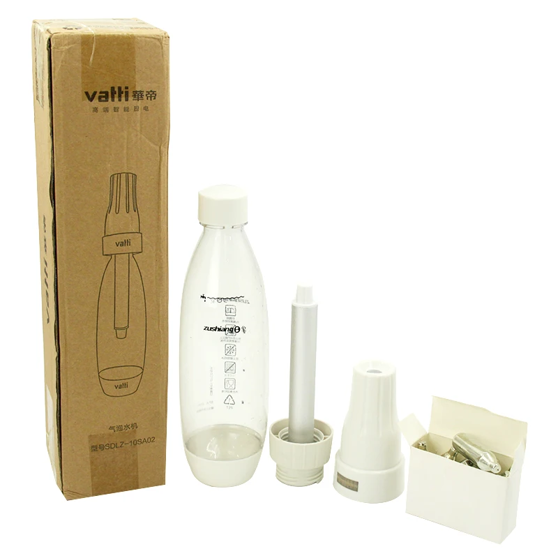 Оптовая продажа, не содержит Бисфенол А, экологически чистый пластиковый Ручной пресс, портативный газированный домашний аппарат для газировки