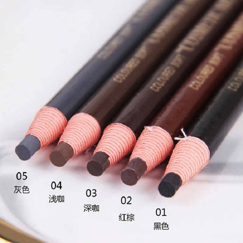 Custom Private Label Waterproof Eye brow Make up wax 1818 Paper Roll eyebrow Pencil Wholesale