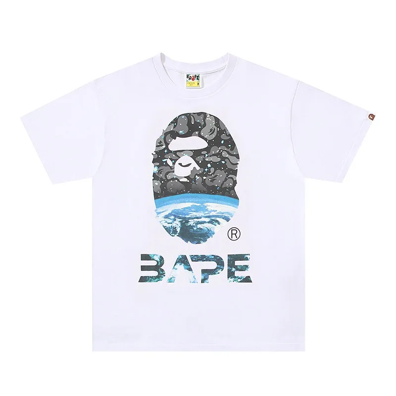 2024 New style Top Quality BAPEES brand Fashion Designer T Shirt Men Trendy Printed Tshirt Casual sports bapees T-shirt