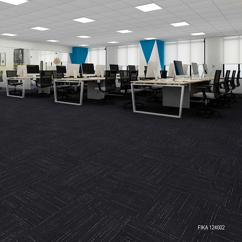 Easycarpeter FIKA124 1/10 Inch Bamboo Living Room Floor Carpet Washable PVC Nylon PP Tufted Technics for Car and Bathroom Use