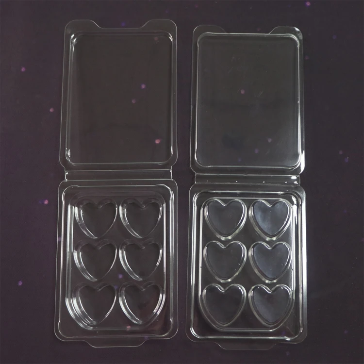 Manufacture wholesales Plastic blister wax clamshell Soy Candles Tarts Melts best soy wax for containers