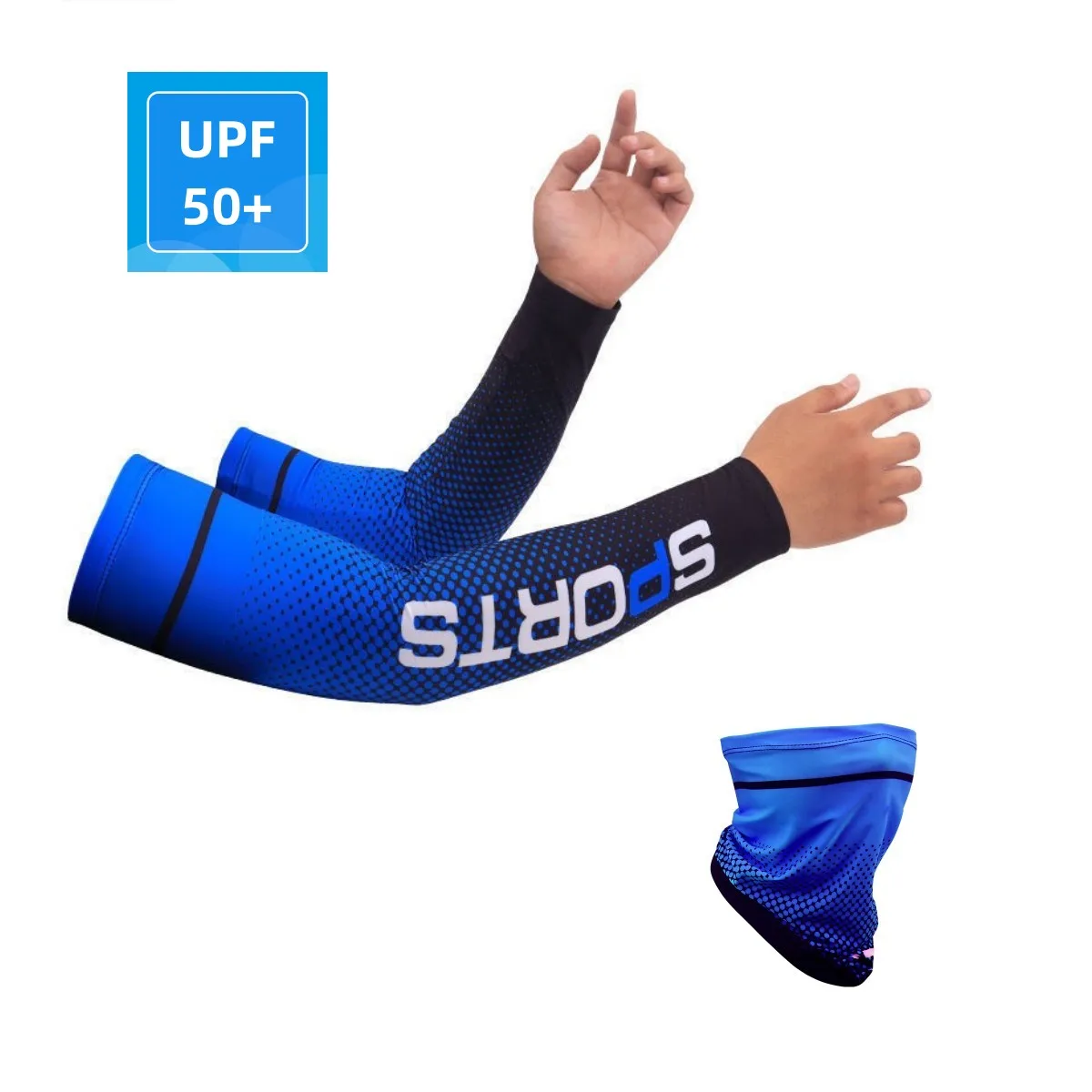Cycling Sleeve Outdoor Sports Arm Sleeve Sun Protection UV Arm Sleeves Ice Fabric Breathable Running Cycling Arm Warmers