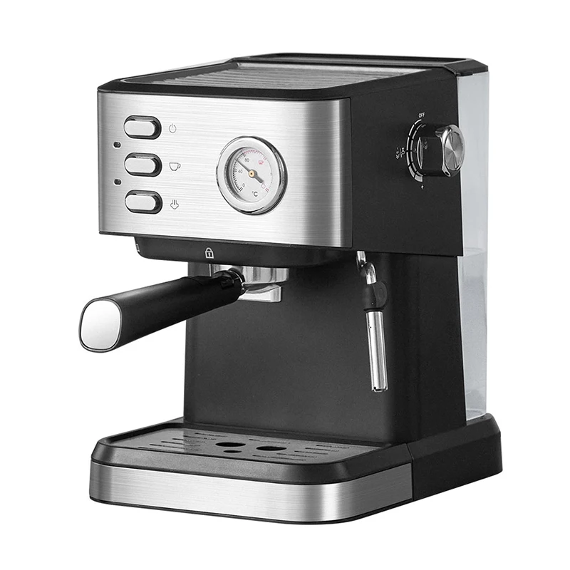 Nice & Simple 20Bar semi-automatic Espresso Maker with high-pressure steam Stainless Steel Household Coffee Machine