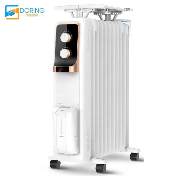 Indoor heating Oil Filled Radiator Electric Room Heater 7 Fins