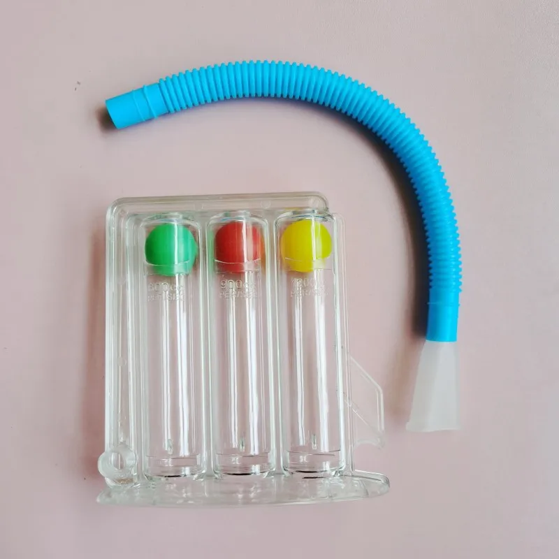 3 Balls Breath Measurement System Washable Lung Function Exercisers Durable Lightweight for Improvement Rehabilitation Equipment