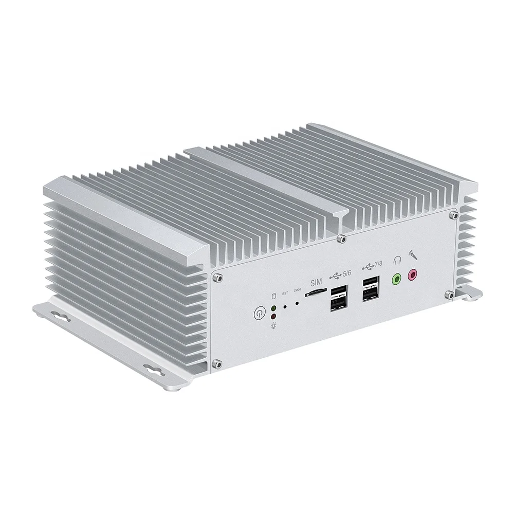 Mini PC Eanless Design Industrial Computer i5 8250U i7 7500U Dual Net Dual Serial GPIO LVDS HD High Definition Industrial Comput