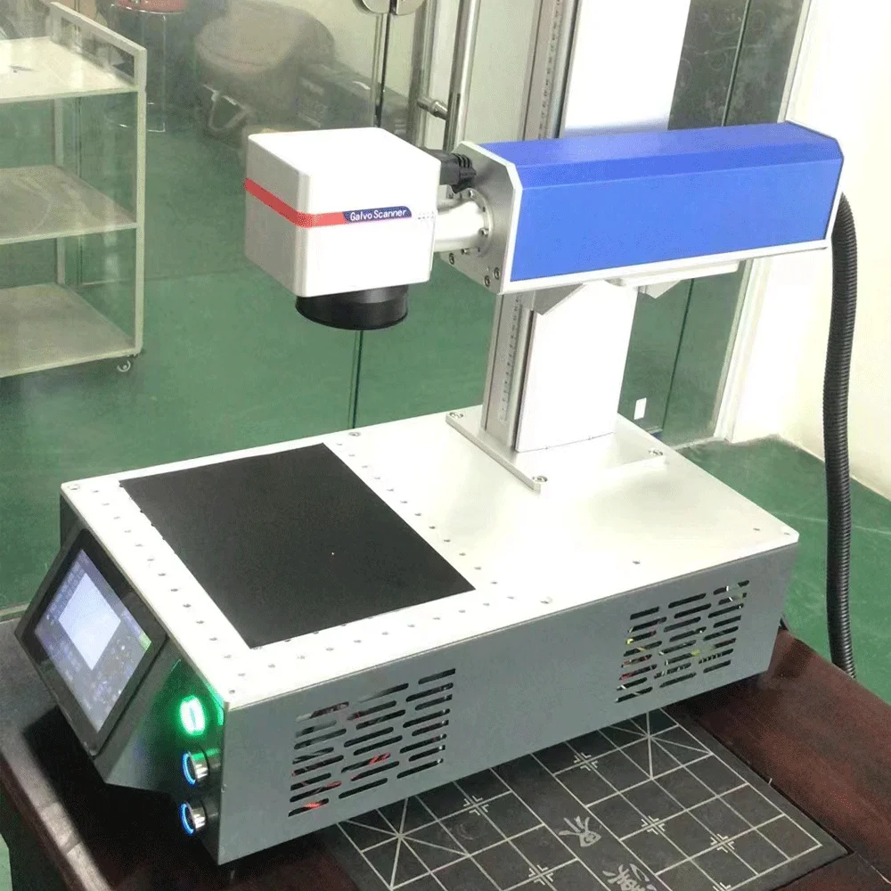 2.5D 3D MAX JPT Mopa M7 20W 30W 50W 60W 100W 200W Color Lightburn EzCad Fiber Laser Marking Machines